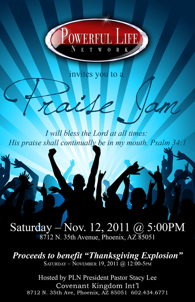 Praise Jam Flyer